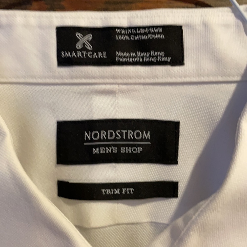 Nordstrom white button down. - Picture 2 of 3